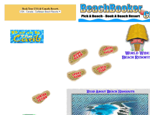 Tablet Screenshot of beachbooker.com